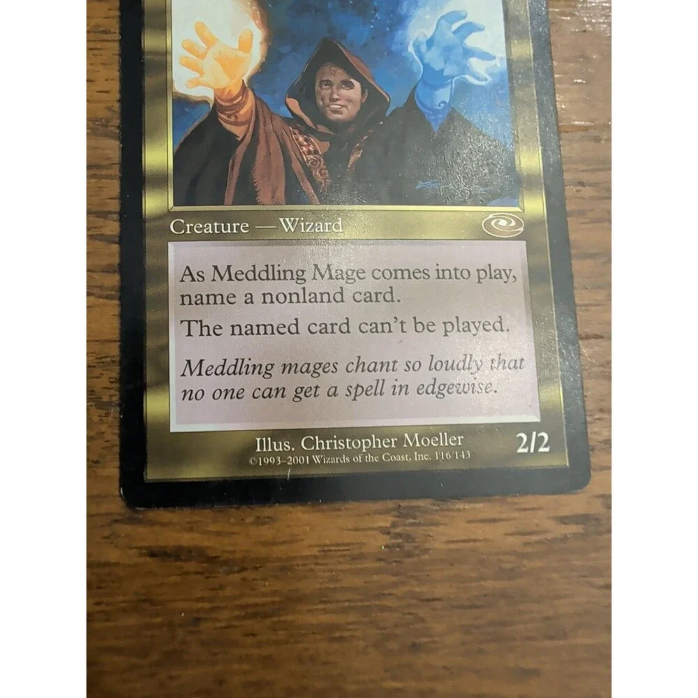 MTG Magic the Gathering Meddling Mage (116/146) Planeshift MP